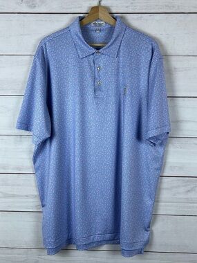 Peter Millar Summer Comfort Polo Shirt Mens XL THE PLAYERS Championship Golf